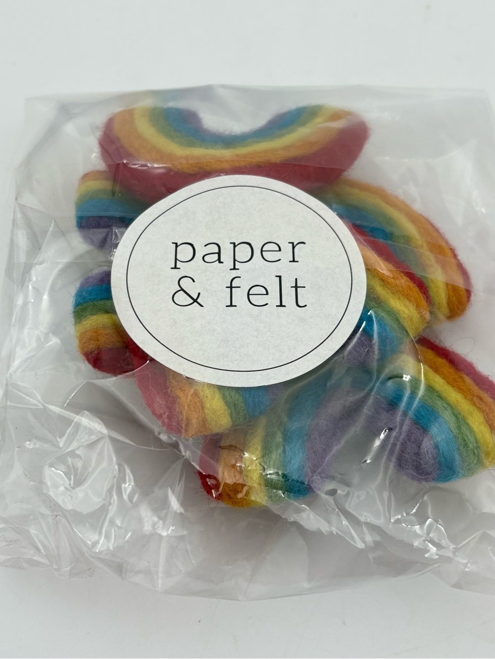 paper & felt Rainbow Felt Rainbows - Multicolor